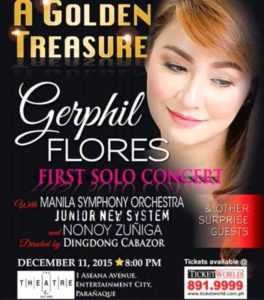 Gerphil Flores, A Golden Treasure Concert