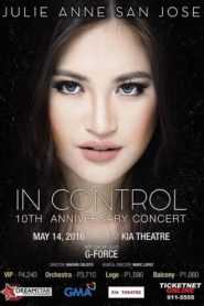 Julie Anne San Jose, In Control, 10th Anniversary Concert