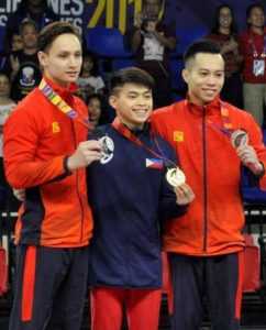 SEAG 2019 Men’s Gymnastics (Philippines, 2 Golds and 5 Silvers)