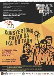 UP’s Konsyertong Bayan Sa Ika-50 Taon