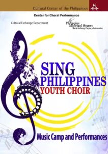 CCP’s Sing Philippines Youth Choir: Music Camp and Performances