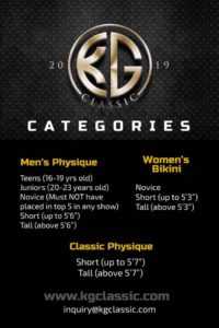 KG Classic 2019 Physique Competition